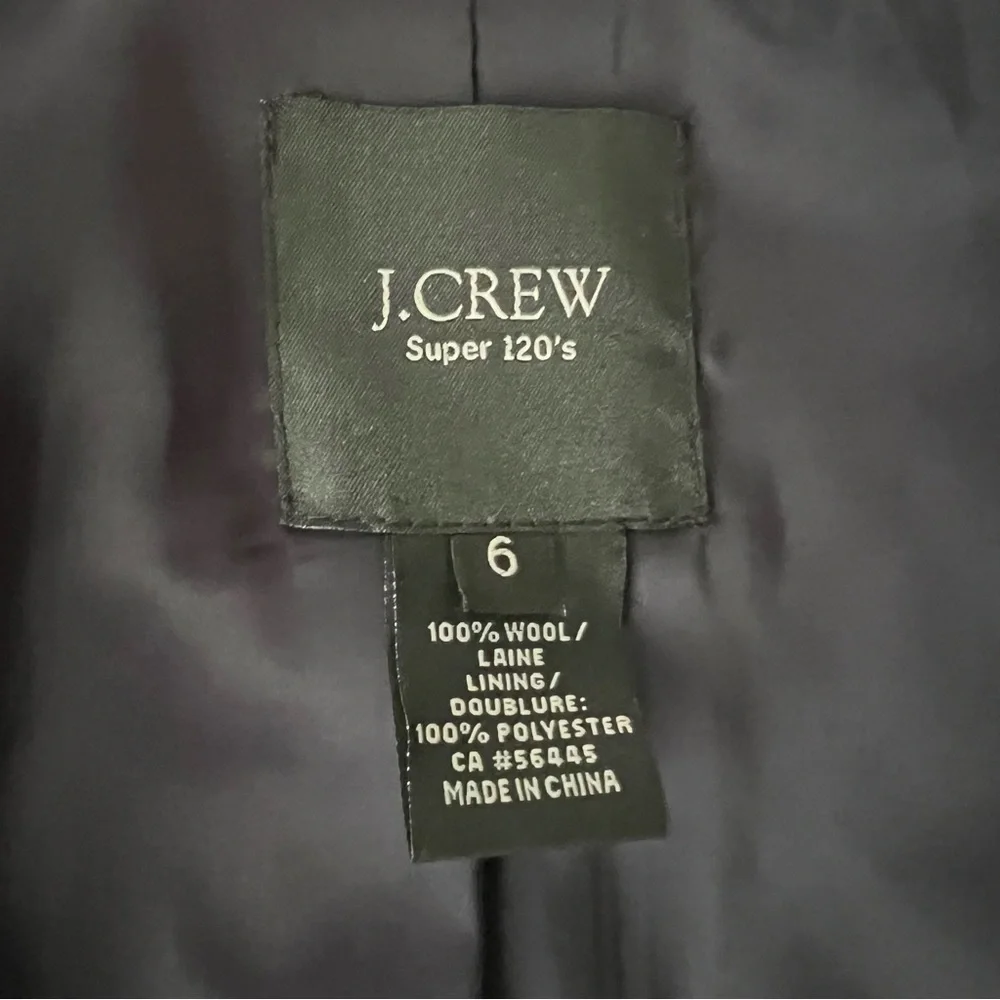 J.Crew Super 120s Wool Pinstripe 2-Button Blazer - Picture 9 of 16